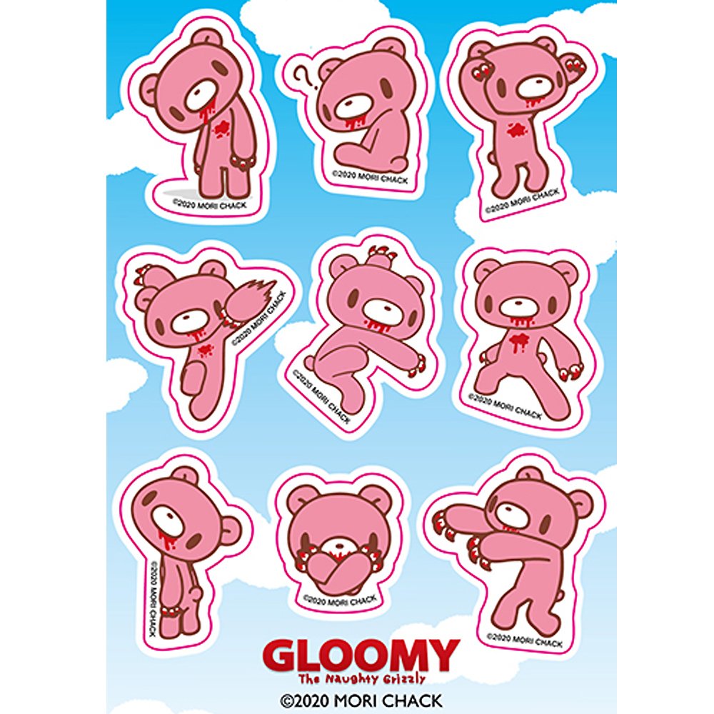 Gloomy Bear Sticker Set